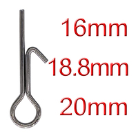 50pcs Fishing Bait Stinger Spike Hook Connecting Pins Needle Fixed Lock Assist Soft Lure Fishing Accessories Tools