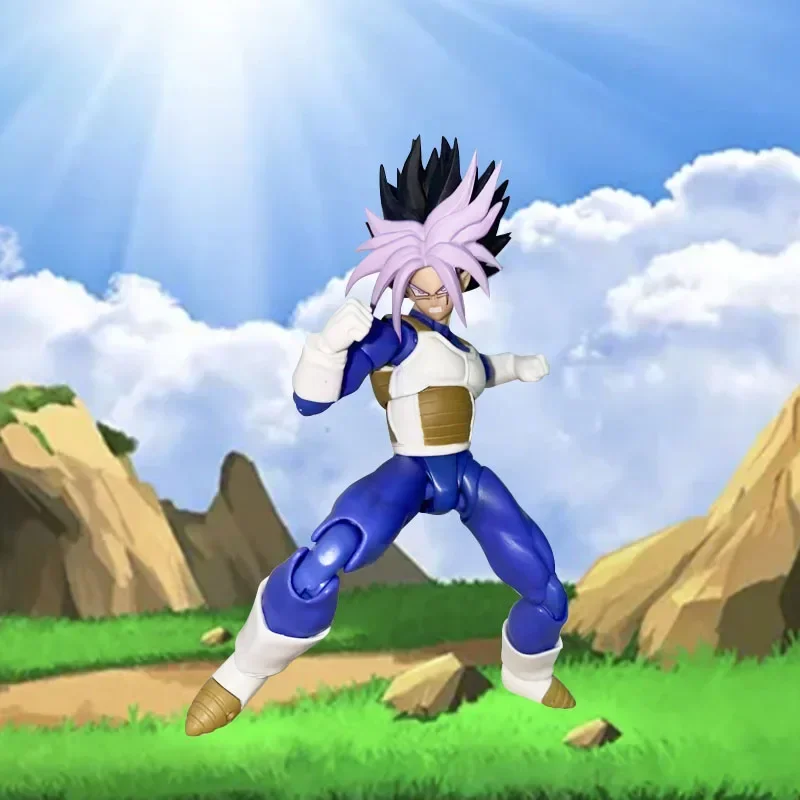 

New Snail Run Dragon Ball Ssgss Trunks Head Suit Demoniacal Fit & Kong Model Toys Anime Figurals Brinquedos Kids Christmas Gifts