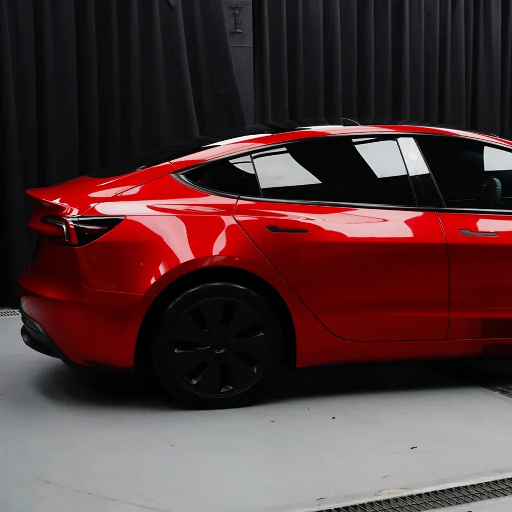 

Car Sticker Super Bright Metal Soul Red Wrap Vinyl Film Color Change Film PET Bubble Free Decals PVC Sticker Car Accessories