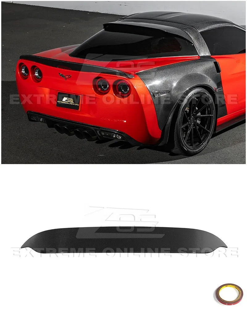 

For 05-13 Corvette C6 | EOS Performance CARBON FIBER Rear Roof Wing Lid Spoiler