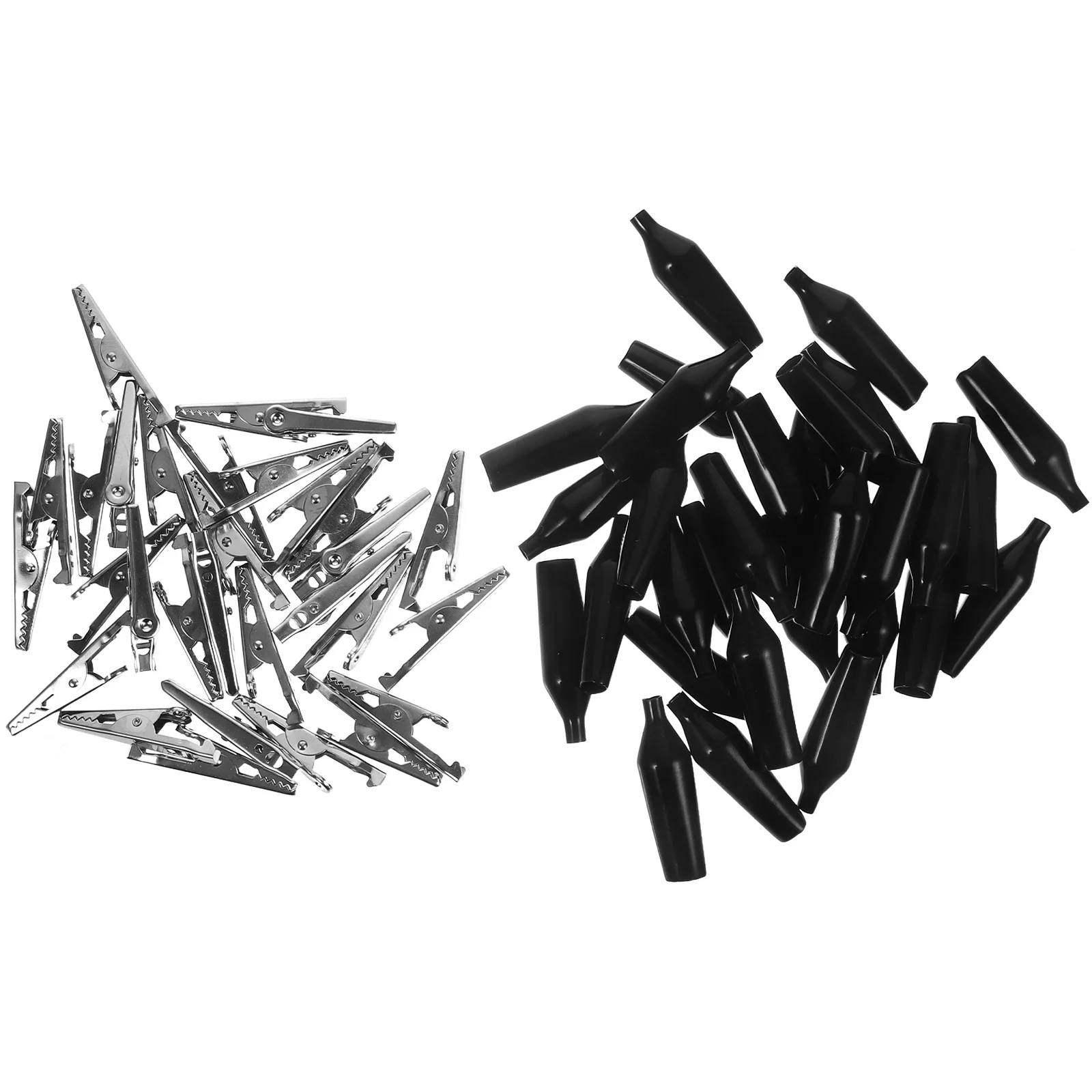 

30Pcs Alligator Clips Electrical Test Leads Versatile Iron PVC Materials for Electrical Testing Car Accessories