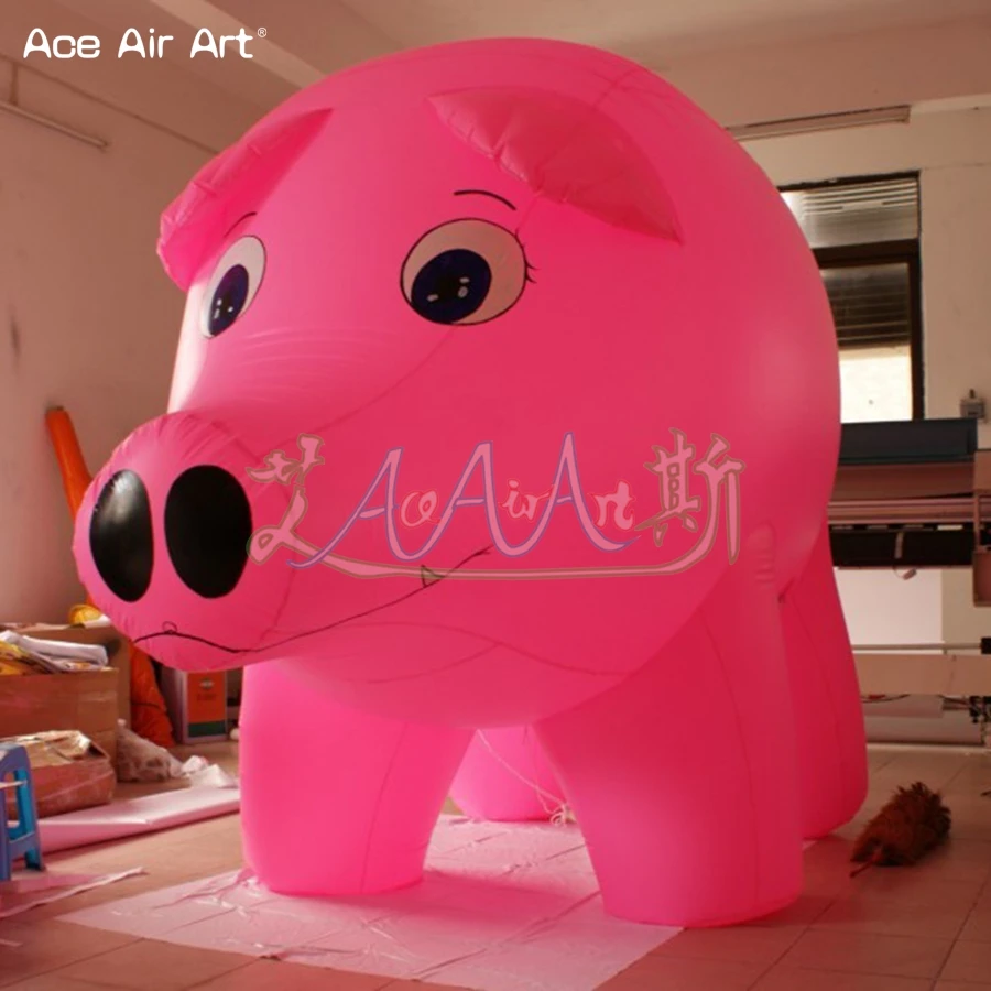 Inexpensive Cute Inflatable Piggy Bank ,Inflatable Animal Replica For Outdoor Advertising Decoration Made By Ace Air Art