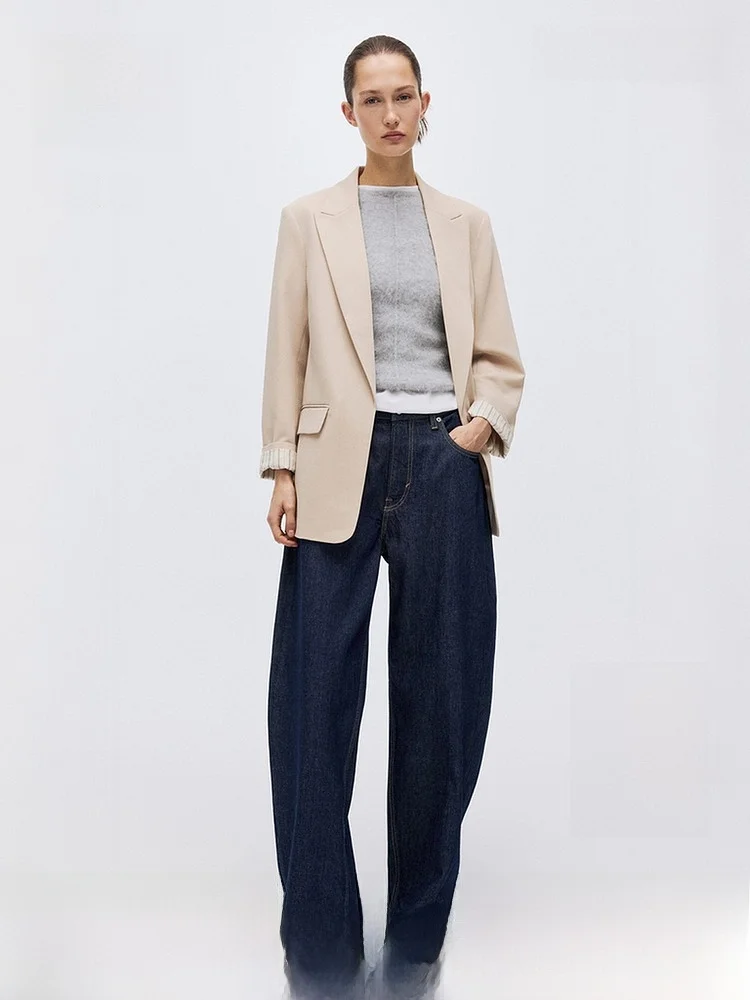 H&M Women's Suit Casual Style Blend of Polyester And Lycra Fiber Summer New Arrival Elegant Outerwear for Commuting And Daily...