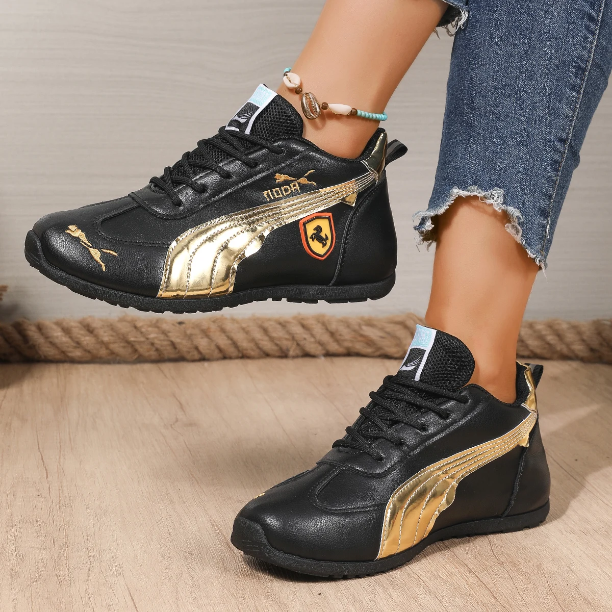 Women's Sneakers Fashionable Mesh Sneakers Women's Casual Thick Walking Designer Luxury Women's Shoes Zapatillas De Mujer image 3