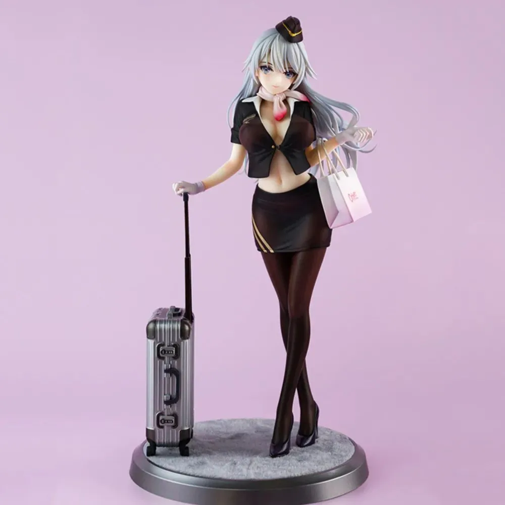 24cm Otherwhere Awahara Shiori Stewardess Hentai Anime Girl Figure Shiori Kurihara Sexy Action Figure Collectible Model Doll Toy