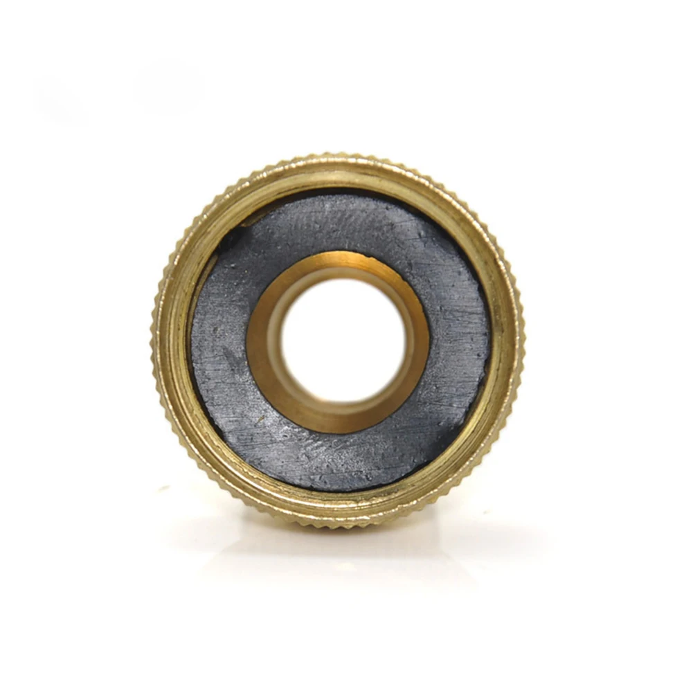 Переходник для шланга, соединитель для водопроводной трубы, изготовленный из латуни премиум-класса, переходник для крана с резьбой, садовый золотой 1,57*1,18 дюйма, новый