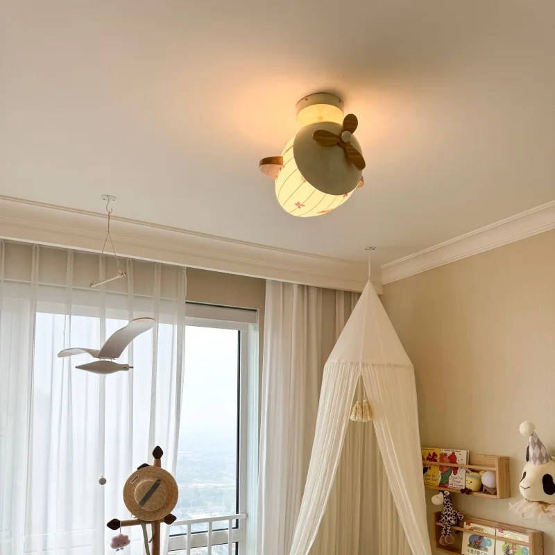 New Girl Petal Small Pendant French Middle Ancient Style Bedroom Bedhead Flowers Warm and Romantic Cream Style Restaurant Light