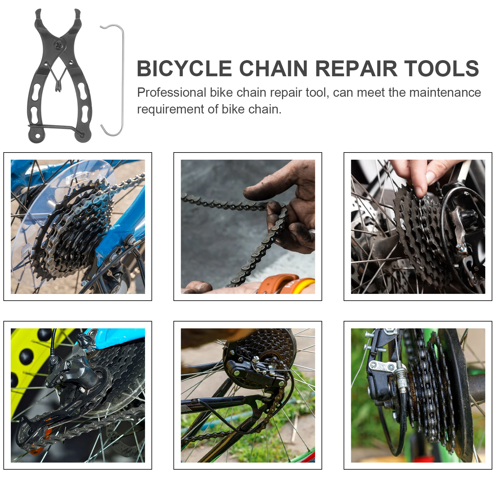 

Mountain Bike Chain Plier Quick Release Wrench Tool Repair Clamp Durable Steel Strong Link Removal Bike Accessories Cycling