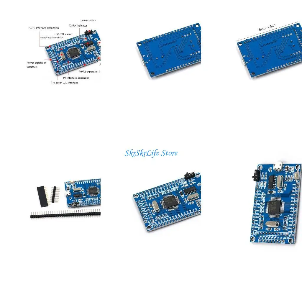 

E65E 51 SCM Board Single-Chip Minimum System Development Learning Board STC89C52