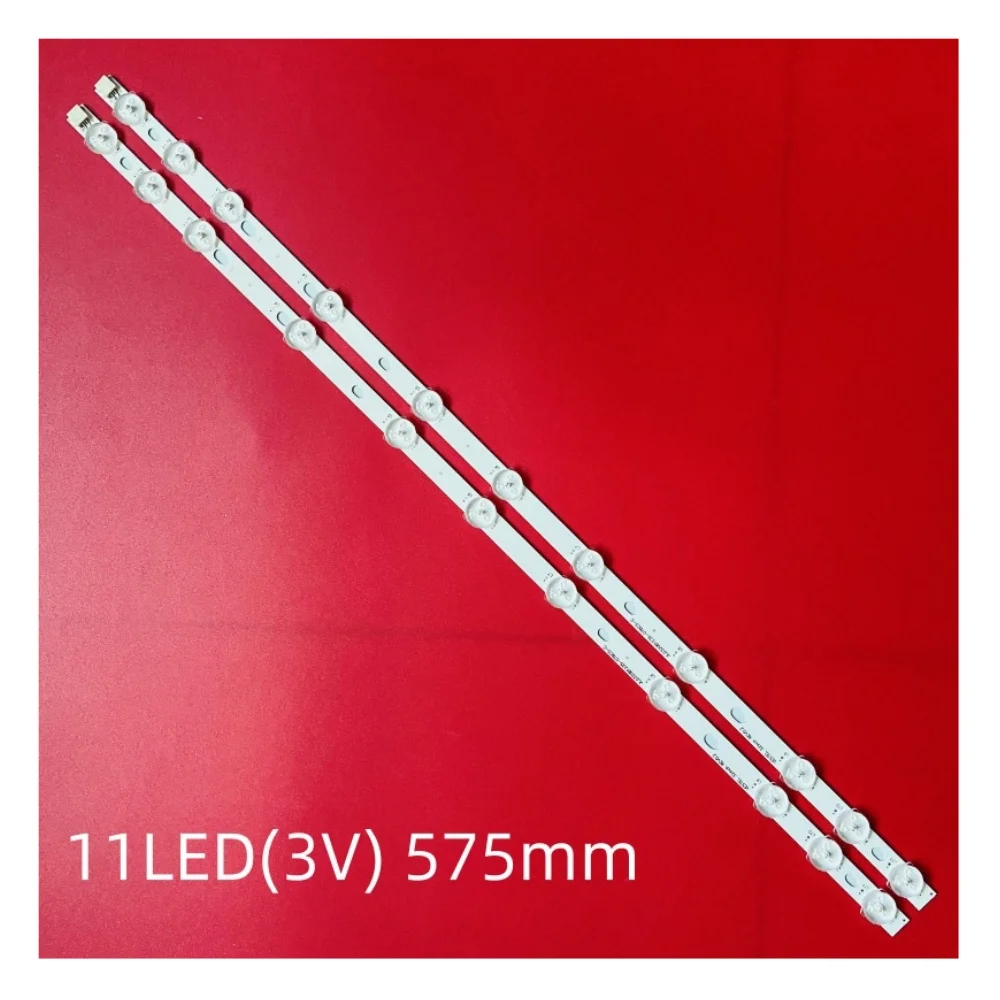 

11 светодиодных лент для подсветки TELEFUNKEN TE32182B29C10 32TLKDLEDSMART 32XT3000DM, комплект полос для телевизора, ремень Innotek 32 "NDV REV0.0 REV1.1