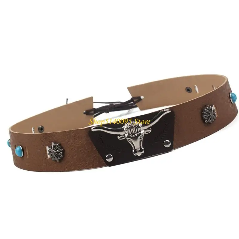 DXAE FASHION PU PETTA PETTA CINTURA DEGLI ACCENSI DELLA DEGLIO DELLA CONTENZA CON ACCESSORI DESIGN TEMA CHE WESTERNO