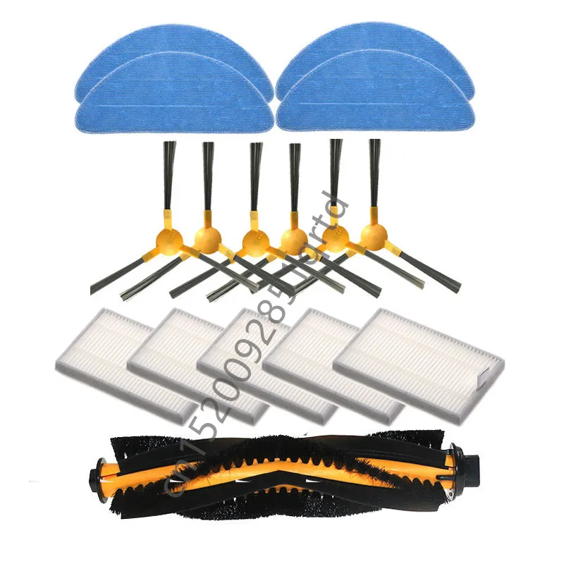 For HONITURE Q6 Lite Hepa Filter Main Roller Brush Side Brushes Cleaning Mop cloths Rags Vacuum Cleaner Spare Parts Replacement