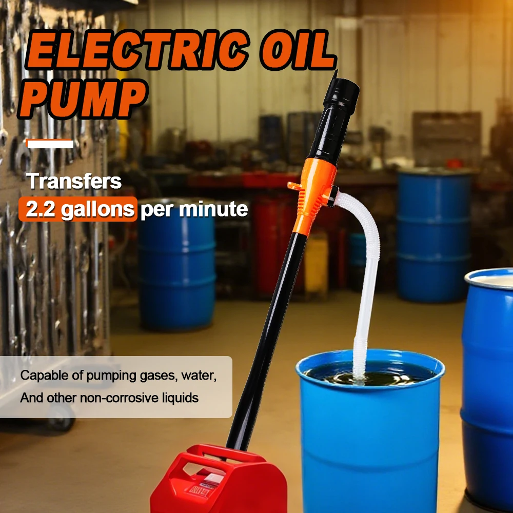 

Электрический масляный насос Автомобильный топливный бак Маслоэкстрактор Компактный электрический шланг для извлечения масла Аварийный авторемонтный масляный насос Всасывание масла