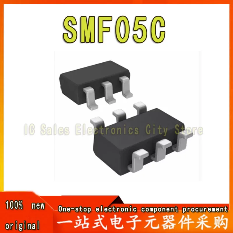 100pcs new original SMF05CT1G SMF05C.TCT SOT363 ESD protective TVS tube