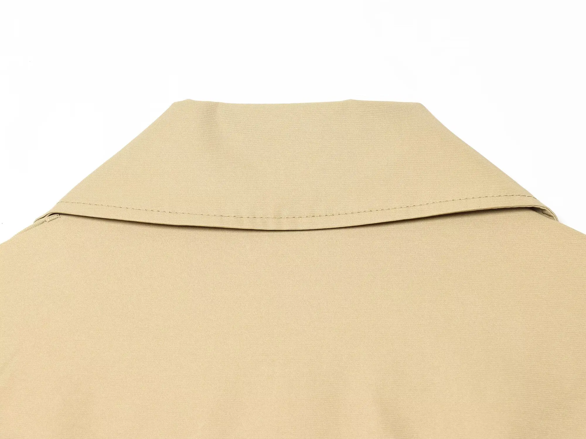 Nlzgmsj 2026 Frühling Französischer Stil Damen Kurzer Trenchcoat Doppelreihig mit Gürtel Reverskragen Langarm Eleganter Windbreaker – Detail 8