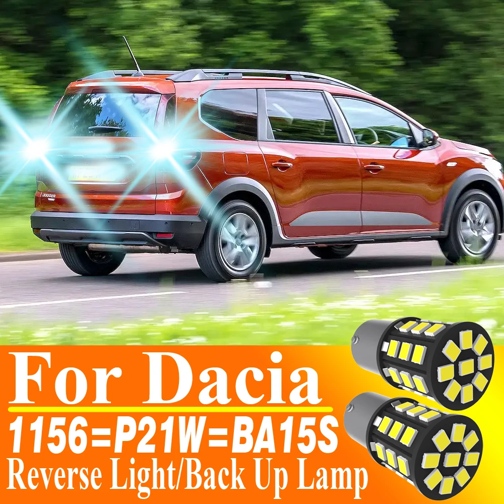 

2 шт. P21W 1156 7506 BA15S светодиодный фонарь заднего хода противотуманная лампа 12 В для Dacia Duster Sandero Logan Dokker Lodgy Solenza Jogger