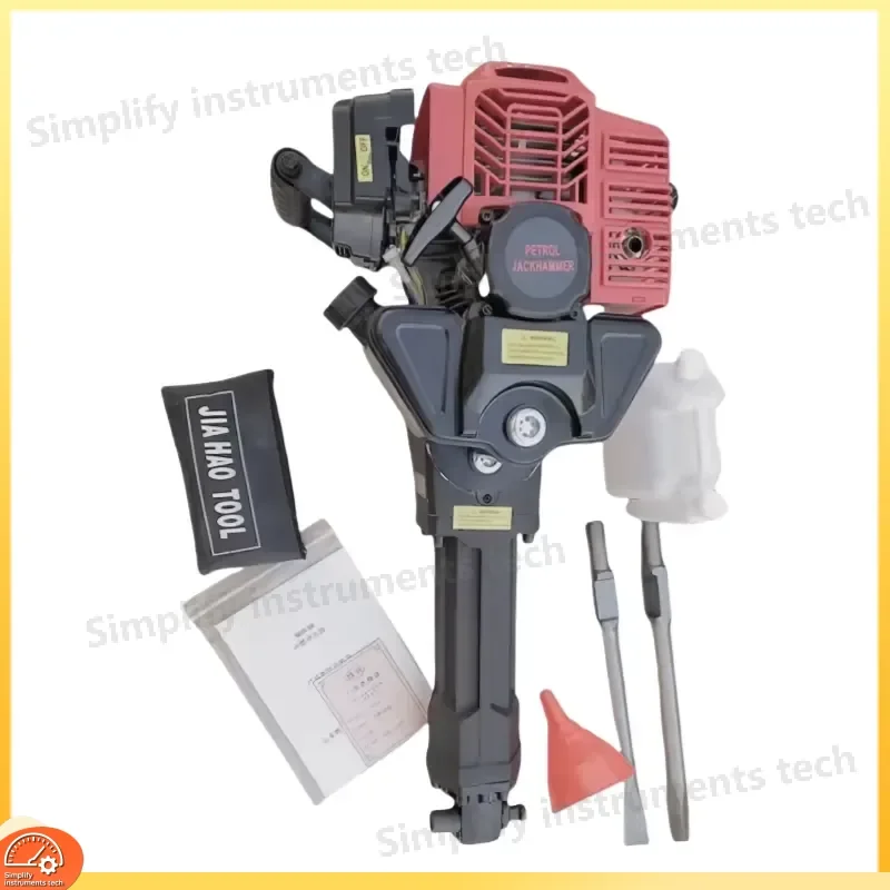 3500W 4 Stroke Rock Drill Portable Concrete Breaker Impact Hammer Heavy Duty Demolition Jackhammer for Construction