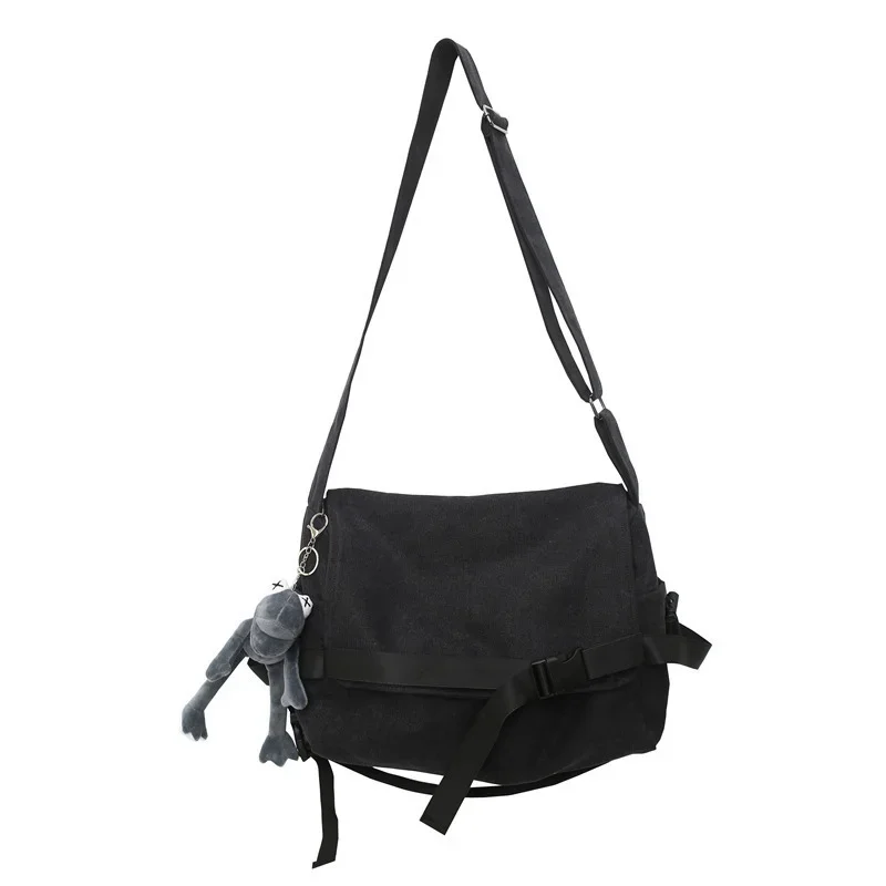 Nimblepack Canvas Crossbody Męska i damska torba na ramię o dużej pojemności Casual Messenger Fashion Student Crossbody Bag