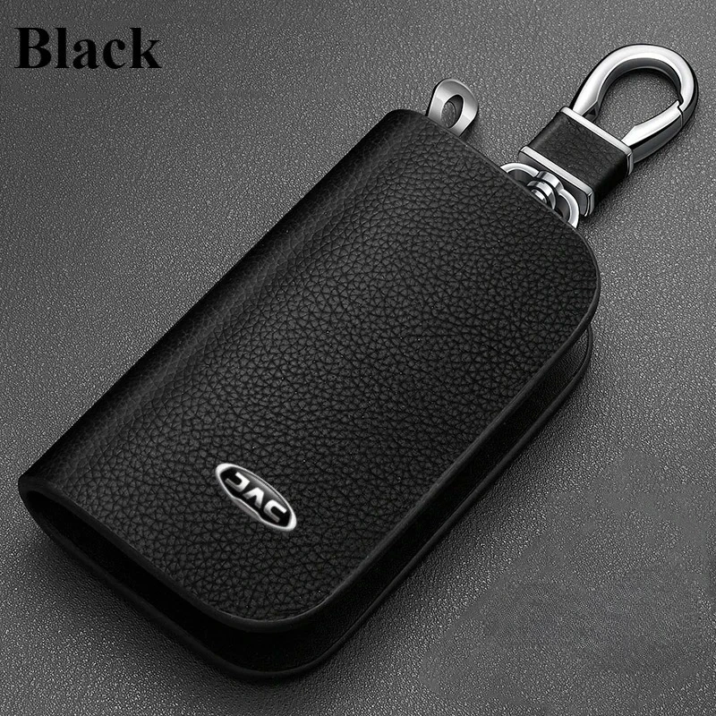 

Car Leather Key Case Zipper Key Cover for JAC JS4 E-JS1 E-JS4 E-J7 T9 T6 T8 JS2 JS3 JS7 JS6 JS8 J7 Plus N90 N120X N200 N350 N410