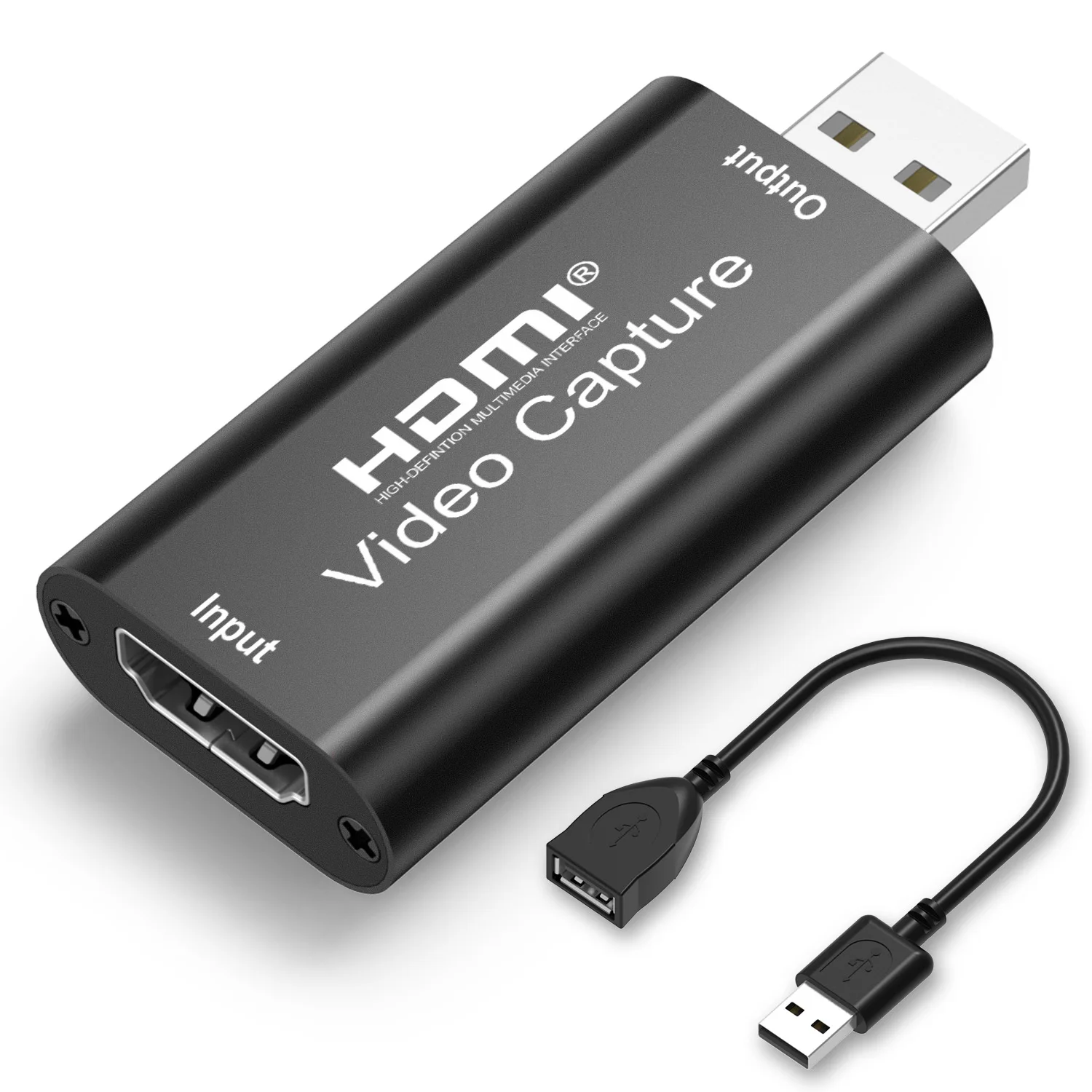 

SGEYR Capture Cards Audio Video Capture Cards HDMI to USB 2.0 Recorder Game Capture Card Support 1080p 30fps