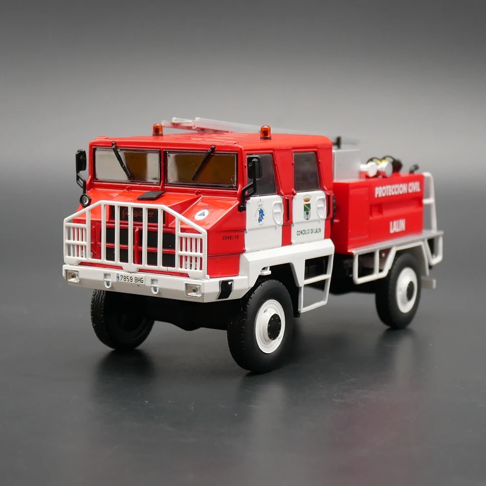 

Diecast IXO 1:43 Scale Pegaso 3046 French Fire Engine Alloy Car Model Collectible Toy Gift Souvenir Display Ornament