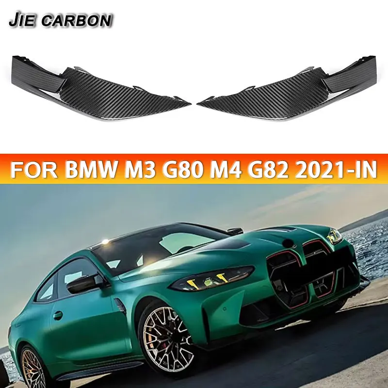 For BMW M3 G80 M4 G82 G83 2021-IN Carbon Fiber High Quality Front Bumper Splitter Spoiler Upgrade Body Kit