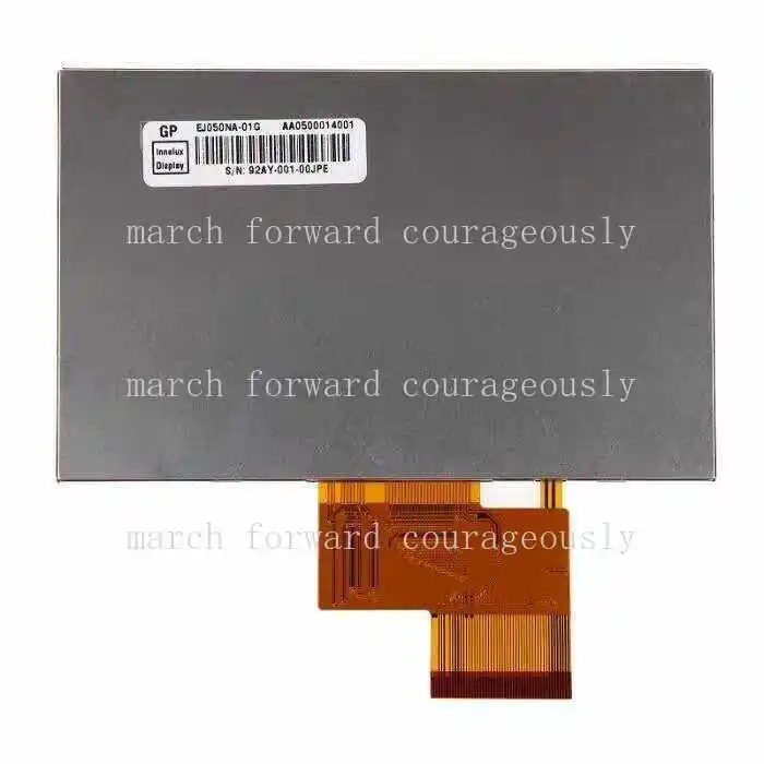 EJ050NA-01G, EJ050NA-01F, for Innolux 5-inch high-definition screen with 800*480 resolution, 50-pin cable assembly