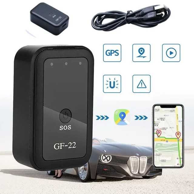 GF07 GF22 Tracker Mocny Magnetyczny Lokalizator GPS do Samochodu, Urządzenie Antykradzieżowe i Przeciwzgubieniowe, Mini Przenośny Precyzyjny Lokalizator