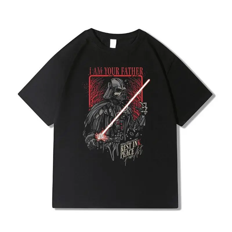 Star Wars Millennium Falcon Graphic T Shirt Black Cotton Crew Neck Short Sleeve Tee Men Sci-Fi Streetwear Vintage T Shirt view 5