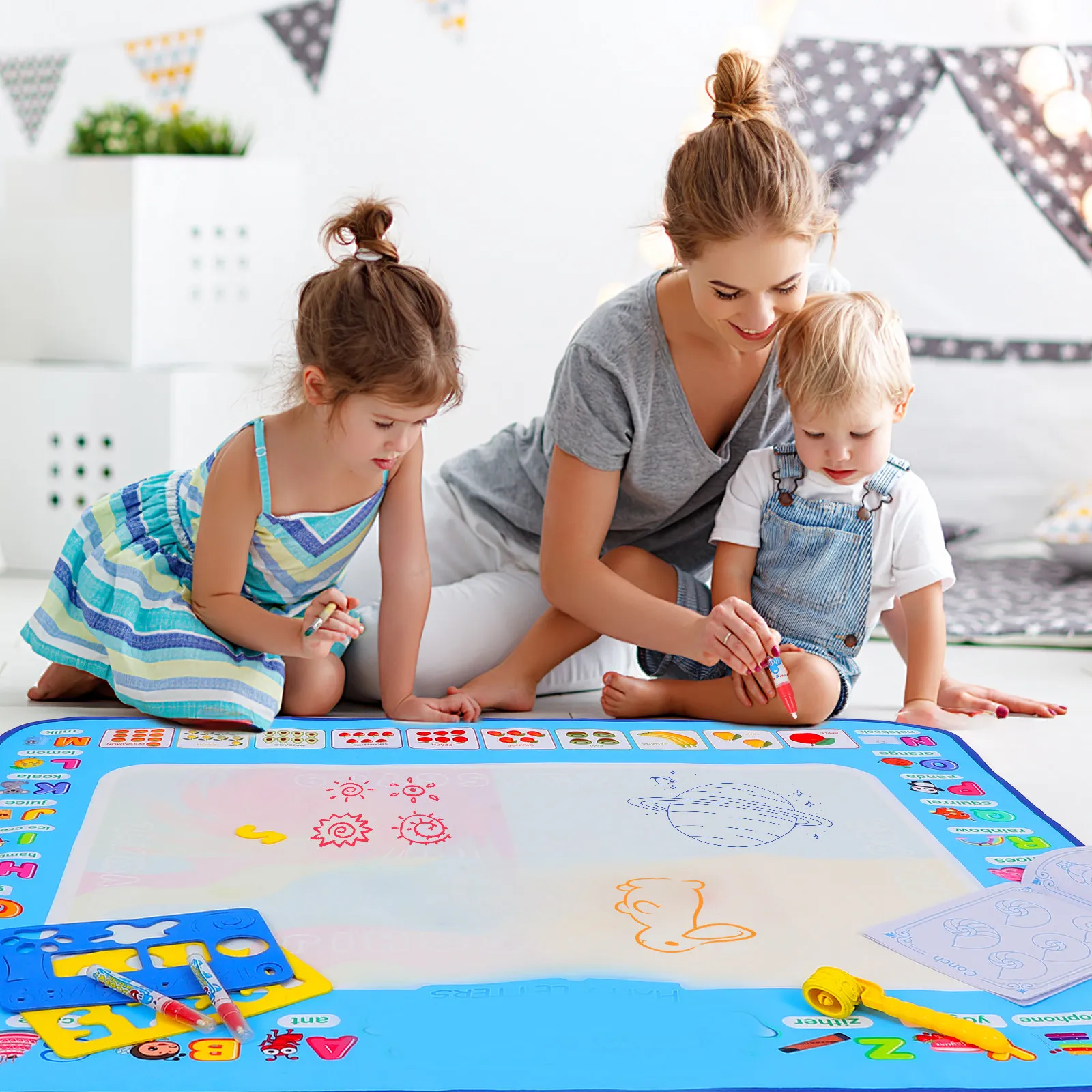 water-coloring-mat-toddler-drawing-pad-doodling-children's-graffiti-paint-for-toddlers