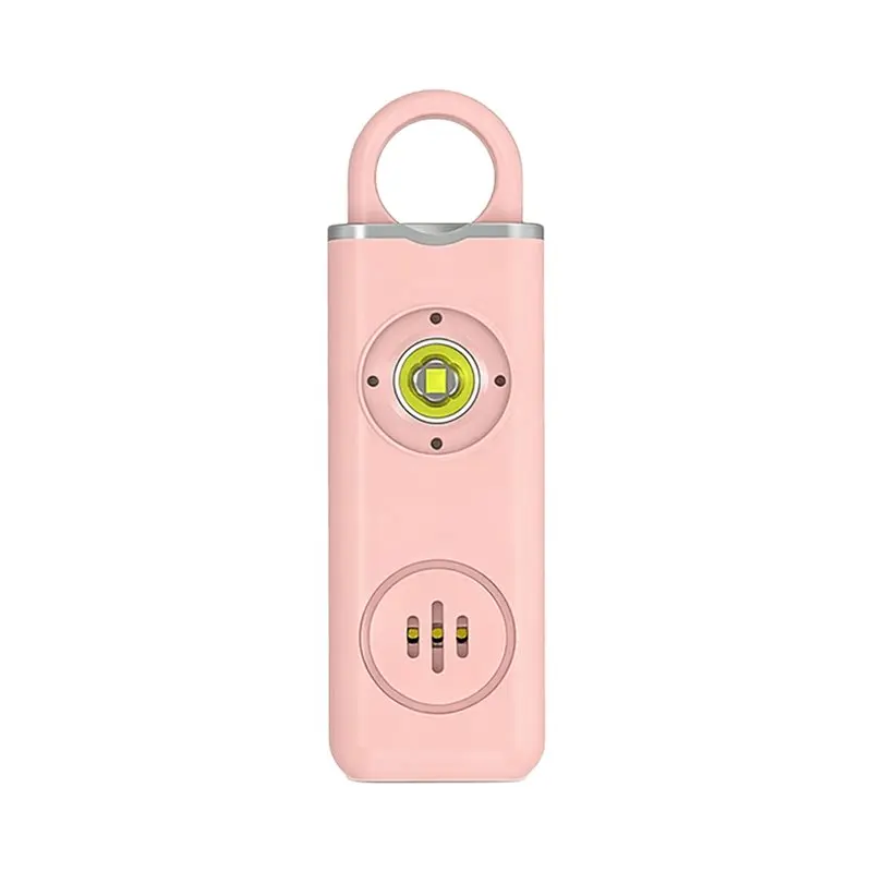 ABZZ-Portable Emergency Siren 130Db Personal Safety Alarm With LED Flashlight For Women Kids Elderly Anti-Robbery Call C