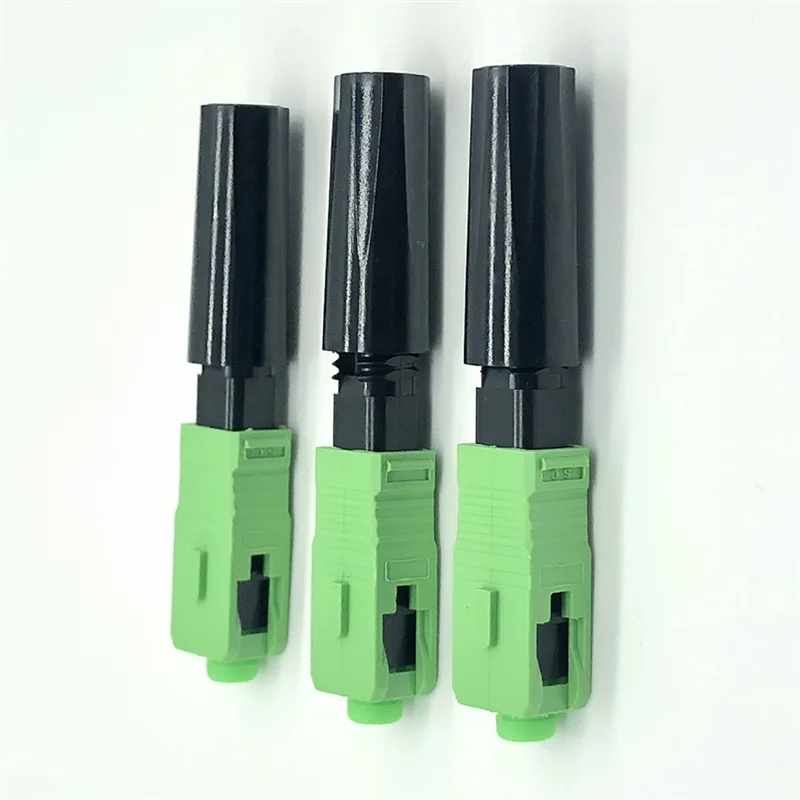 ELECT-SC APC Optic Fiber Quick Connector For FTTH Reusable Fusion Fiber Optical Cold Coupler Adapter Connect Tools