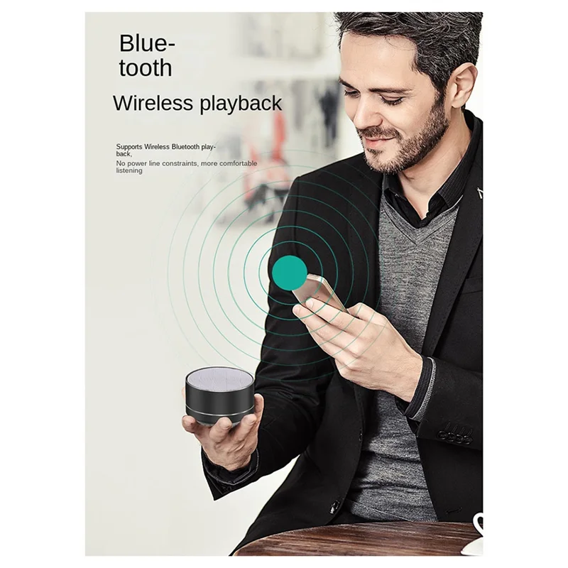 A10 سمّاعات بلوتوث صغيرة محمولة في الهواء الطلق مدفع مضخم الصوت صندوق الصوت دعم بطاقة TF