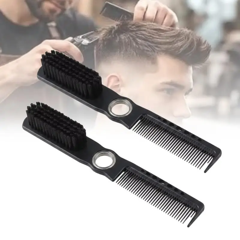 1Pcs Hair Cutting Neck Broken Hair Dust Cleaning Hair Brush 360° Rotating Barber Fade Brush Salon Gradient Haircut Styling Tool