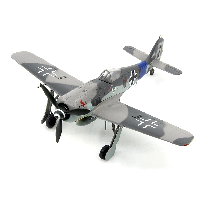 1/72 Scale 36360 German FW190A-8 Fighter JG54 Wing 3rd Battalion Finished Militarized Combat Aircraft Model Toy Gift