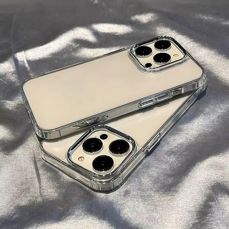 Luxury Clear Phone Case For Samsung A57 A17 A07 A56 5g S26 Ultra A55 A54 S25 S24 S23 FE S22 A36 A16 A53 A06 Soft Silicone Cover