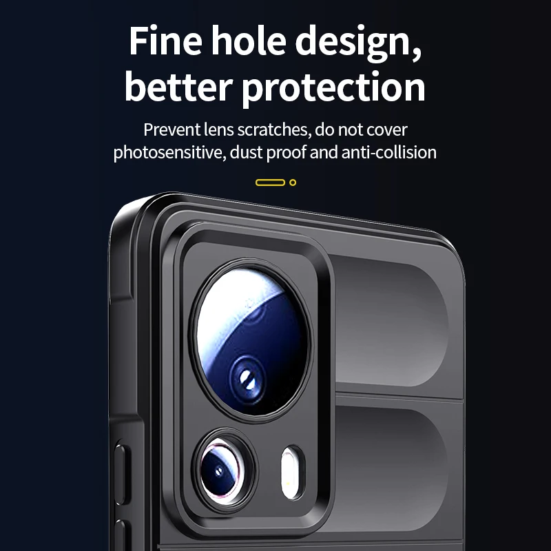 Shockproof Case For Xiaomi 11T 12T 13T 13 Lite Mi13 Ultra POCO C65 X6 F6 M6 Pro Redmi Note 13 Pro Plus 13C 4G 5G Silicone Cover