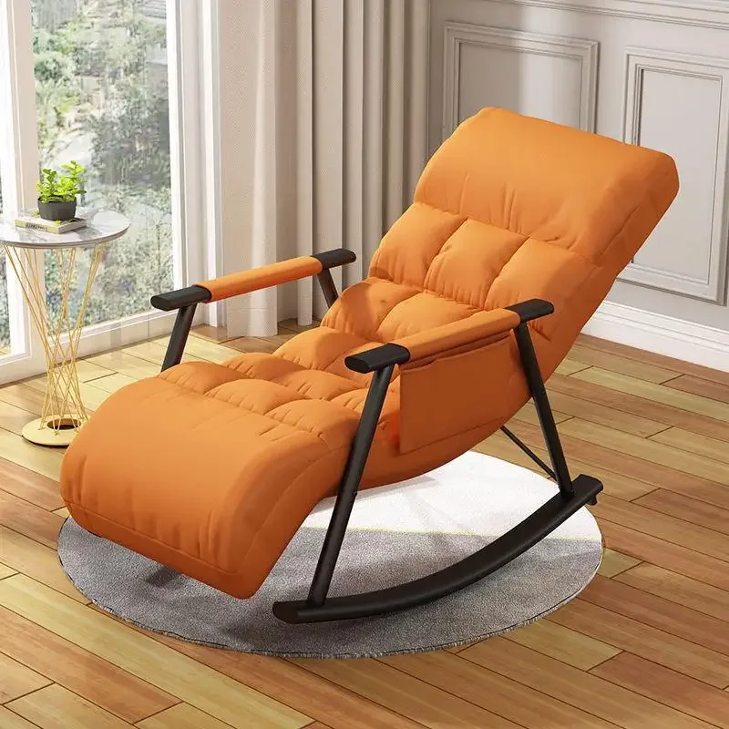 2026 Rocking Chair Adult Recliner Balcony Couch Couch Couch Internet Celebrity Leisure Chair Lunch Break Folding Livingpromote s