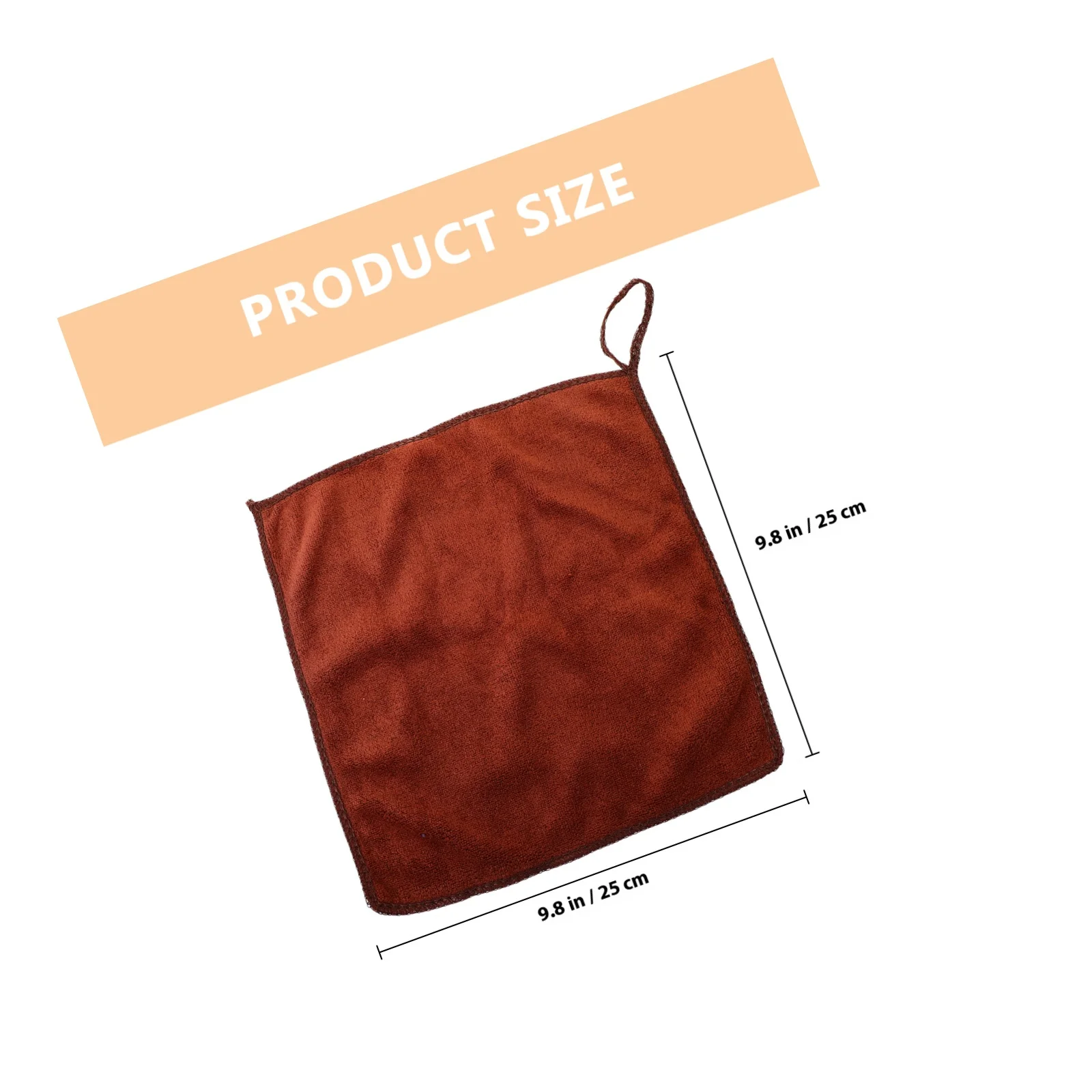 4Pcs Exfoliating Face Towel Nonwoven Square Wash Cloth Fade Resistant Skin Friendly for Home Travel Face Facial Towel