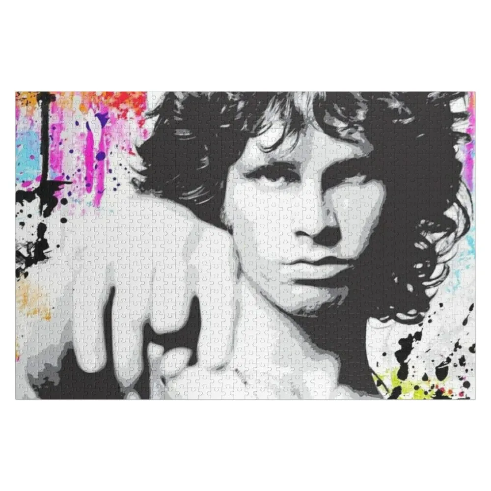 

Jim Morrison Art The Doors TheAmericanPoet Jigsaw Puzzle Adult Wooden With Photo Custom Toys For Children Puzzle