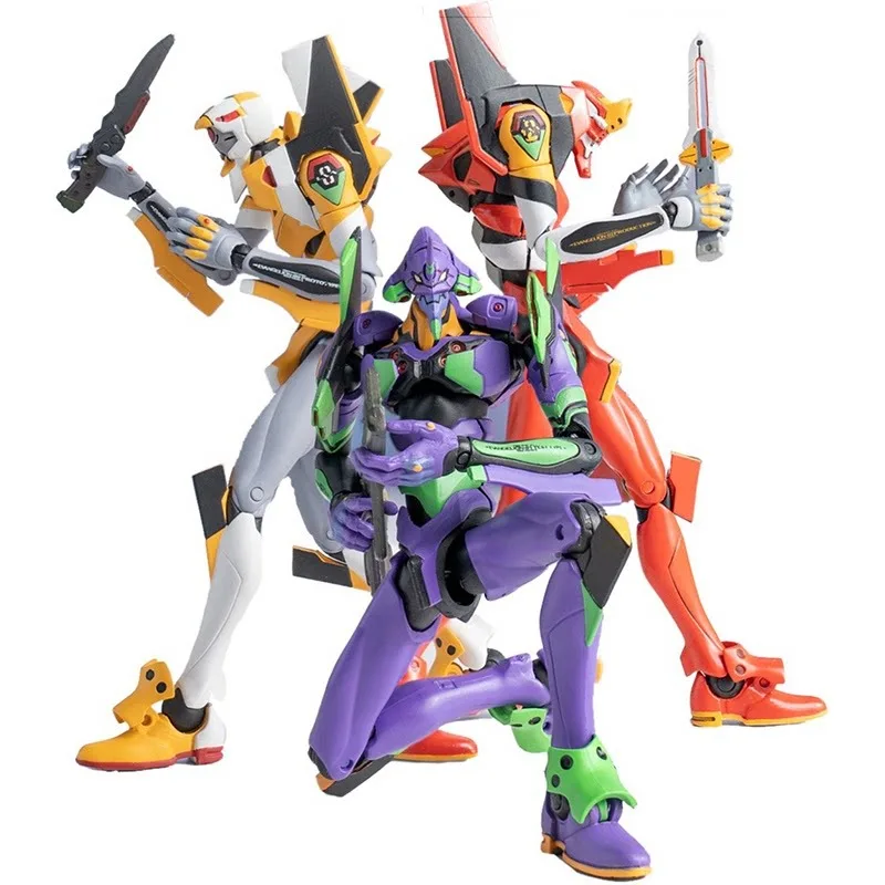 

BANDAI EVA-01 02 03 Neon Genesis Evangelion Original genuine PVC Action Anime Figure Model Toys Figure Collection Doll Gift