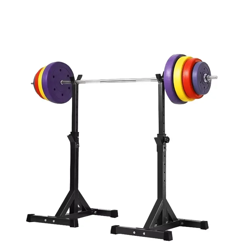Adjustable Split Squat Rack Gym Sports Equipment Barbell Stand Heavy Duty Weightlifting Bracket for Home Fitness Training