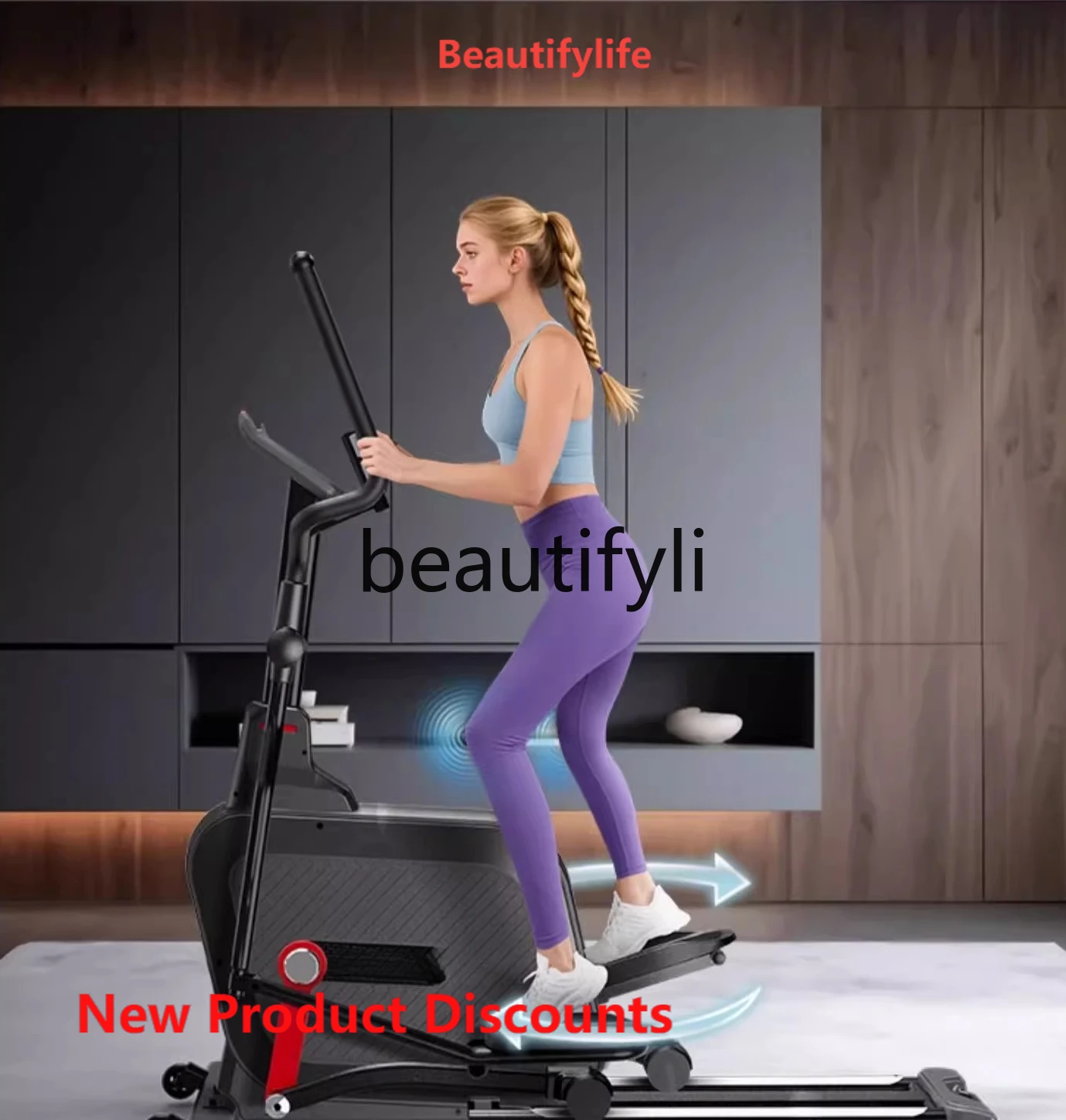 

A49 Elliptical Machine Home Fitness Magnetic Control Elliptical Trainer Indoor Exercise Gym Stepper