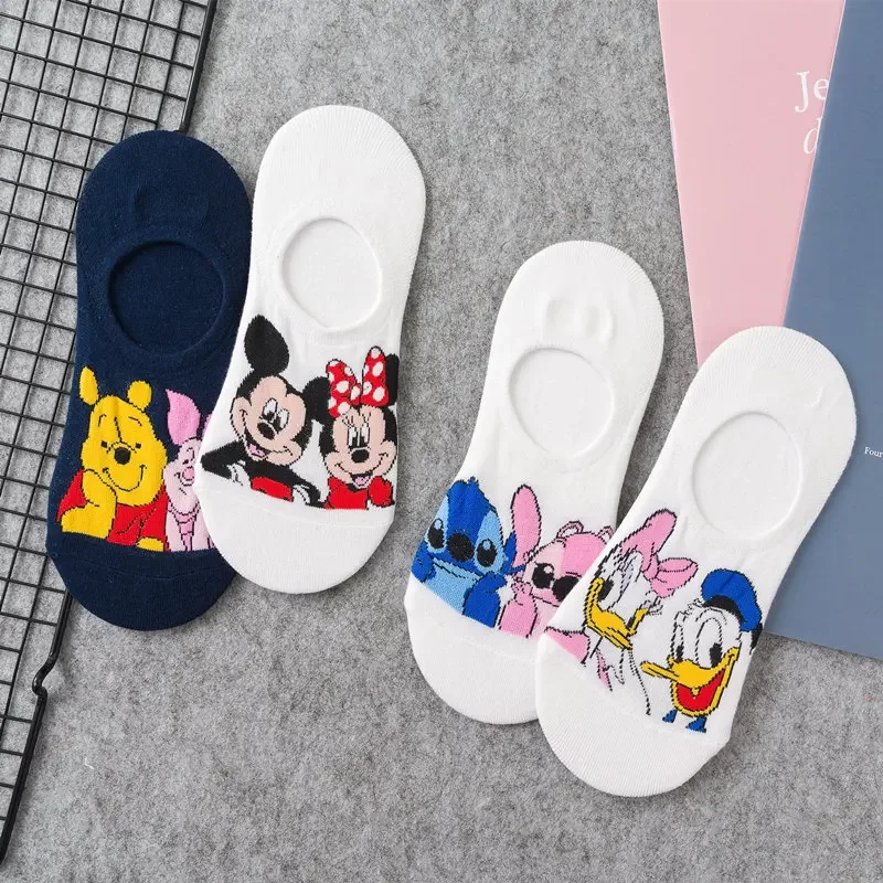 summer Casual Cute women Socks animal Cartoon Mouse Duck socks Cotton invisible funny socks size 35-41Dropshipping