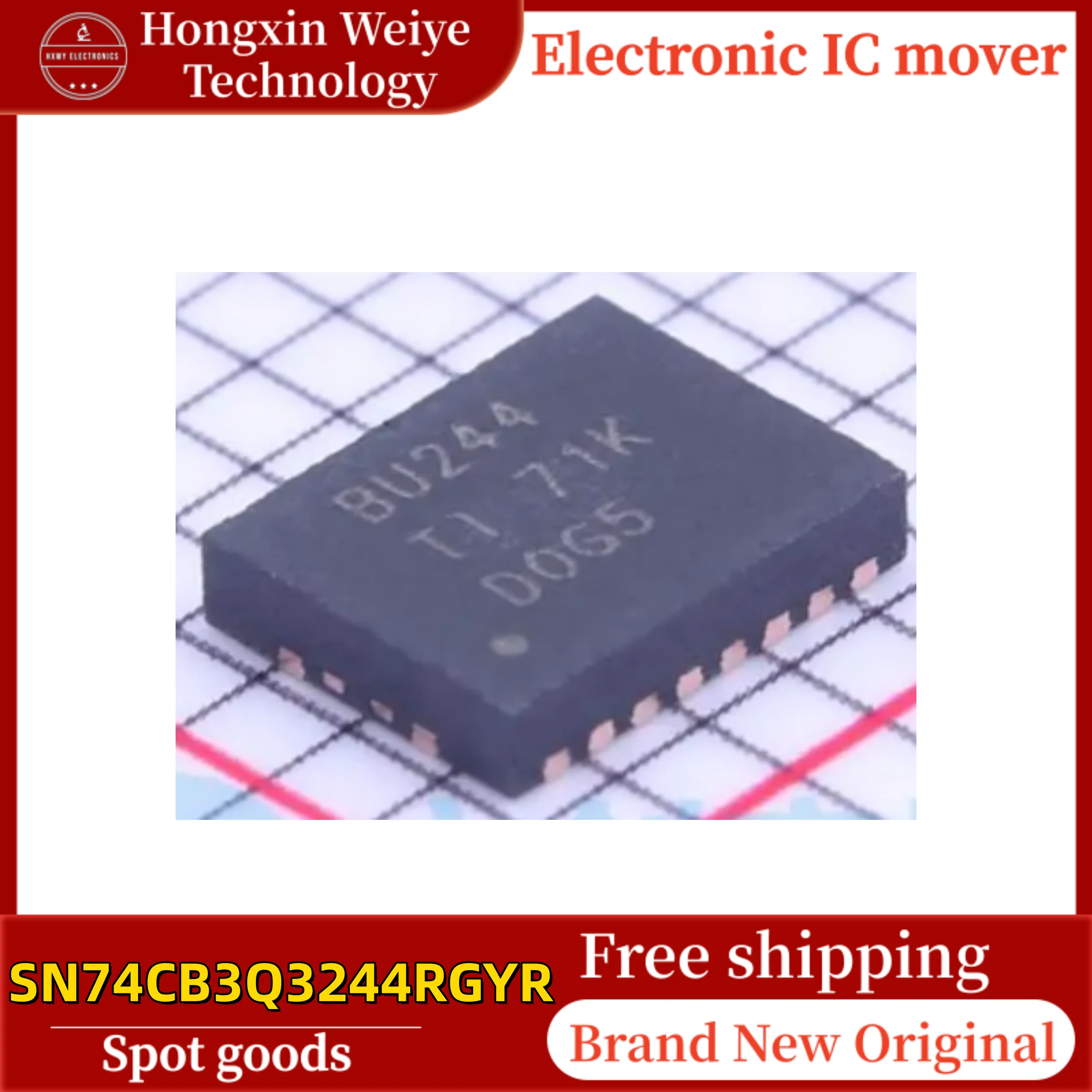 

10/50 PCS SN74CB3Q3244RGYR BU244 VQFN-20 Analog Switch/Multiplexer Brand New In Stock Free Shipping