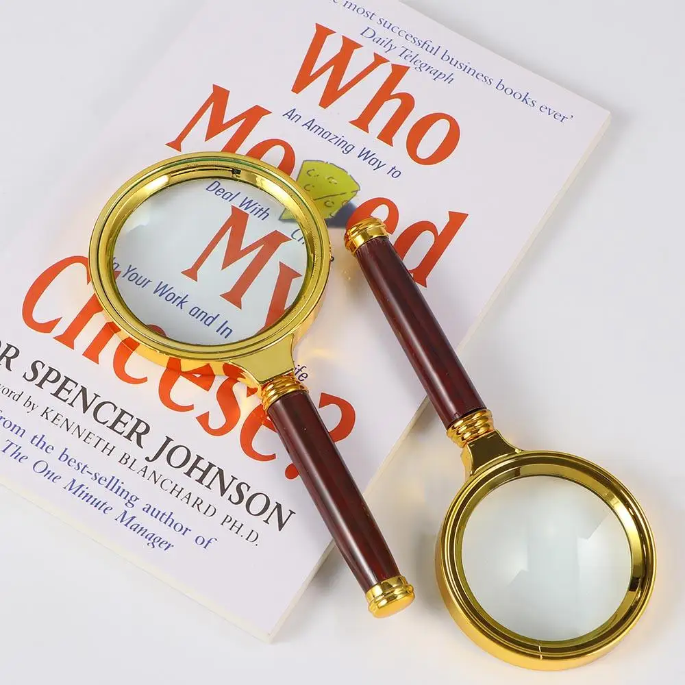 Portable Easy To Use Handheld Reading Book Science Tool Jewelry Magnifying Glass Magnifier Reading Newspaper Loupe
