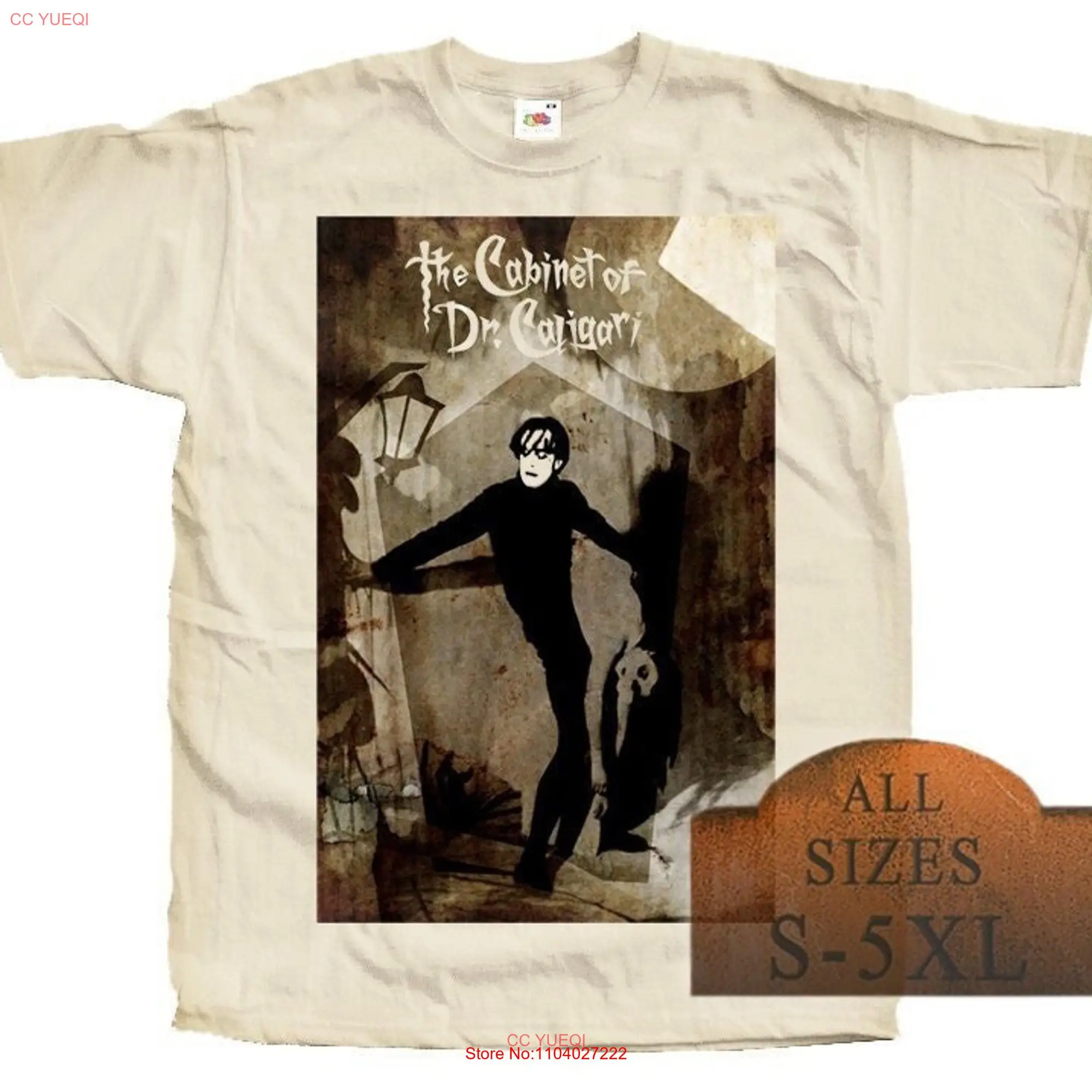 The Cabinet of Dr Caligari V11 Horror Poster T SHIRT All sizes S 5XL Cotton long or short sleeves