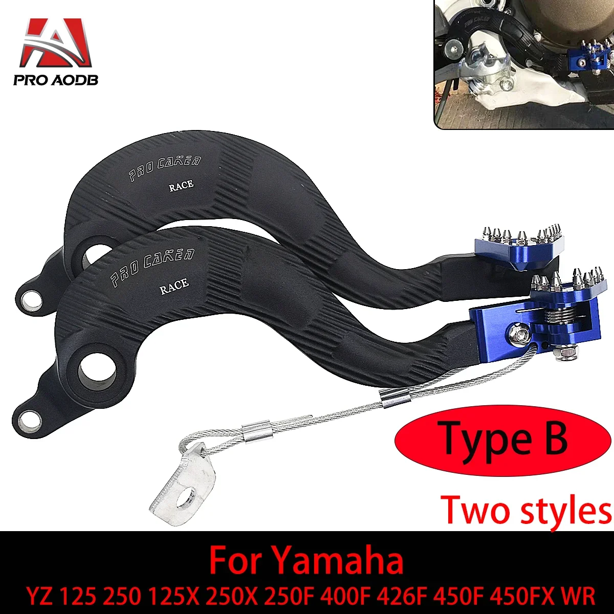 

CNC Forged Rear Brake Pedal Lever For Yamaha YZ 125 250 125X 250X 250F 400F 426F 450F 450FX WR 250F 400F 426F 450F 1997-2023 Etc