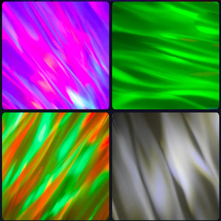 RGB LED Northern Lights Starry Sky Projection Light Night Dreamy DJ Disco 18 Color Party Gift Christmas Atmosphere Lamp F20D3