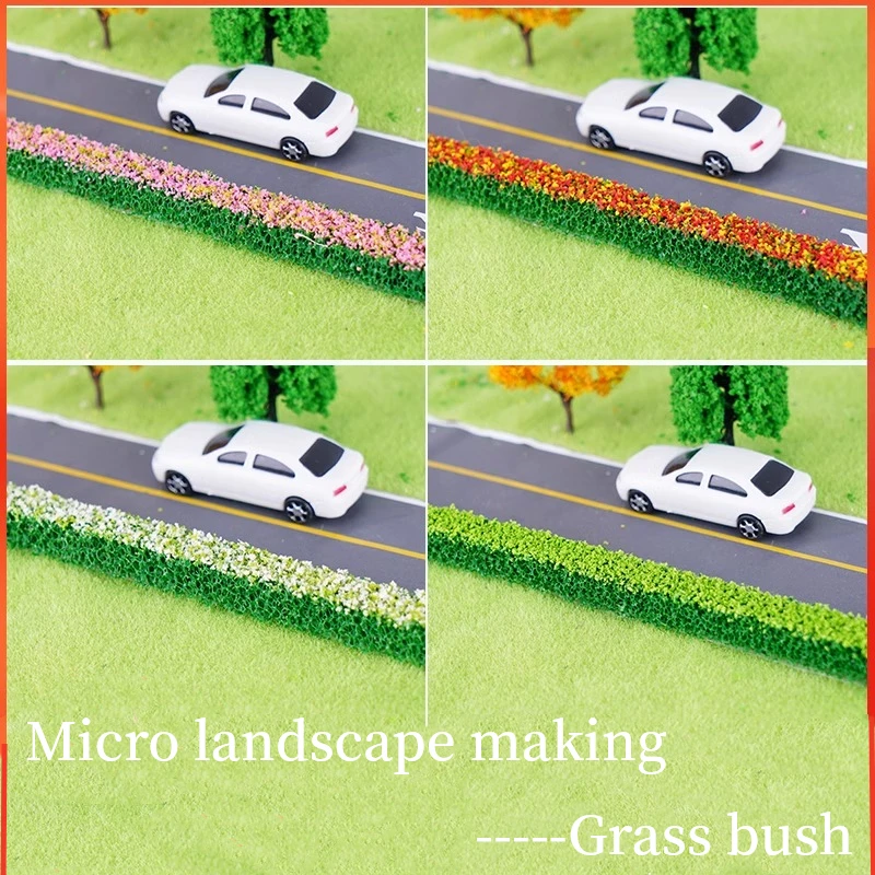 Paisage Miniature touffes d'herbe statiques 5 pièces adhésif troupeau haches d'arbustes pour modèle ferroviaire paysage Wargaming Diorama architectural